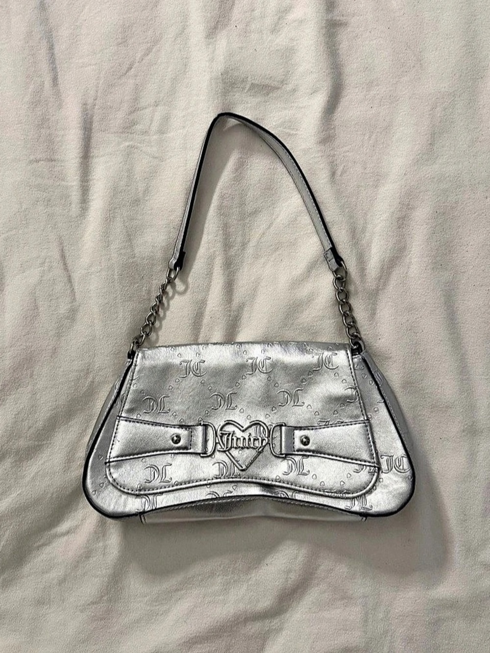 Juicy Couture Silver Shoulder Bag